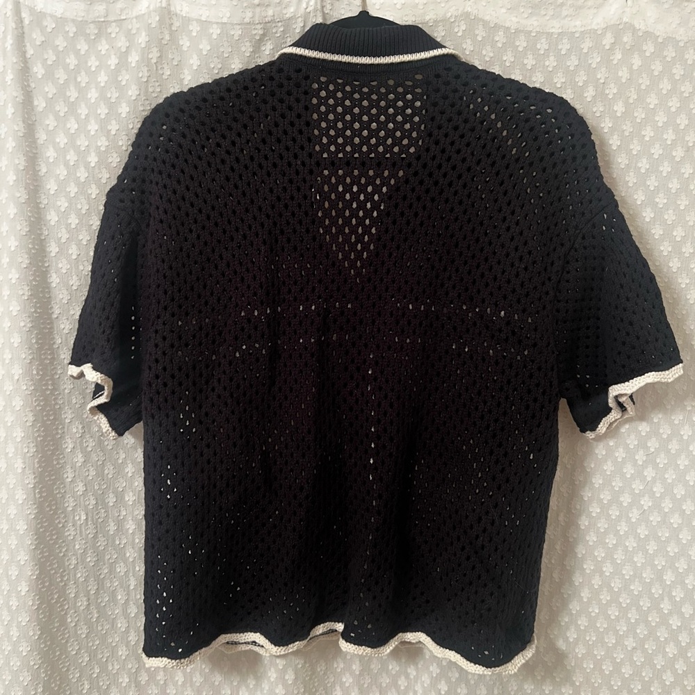 Abercrombie & Fitch Black and White Cardigan - Picture 2 of 2